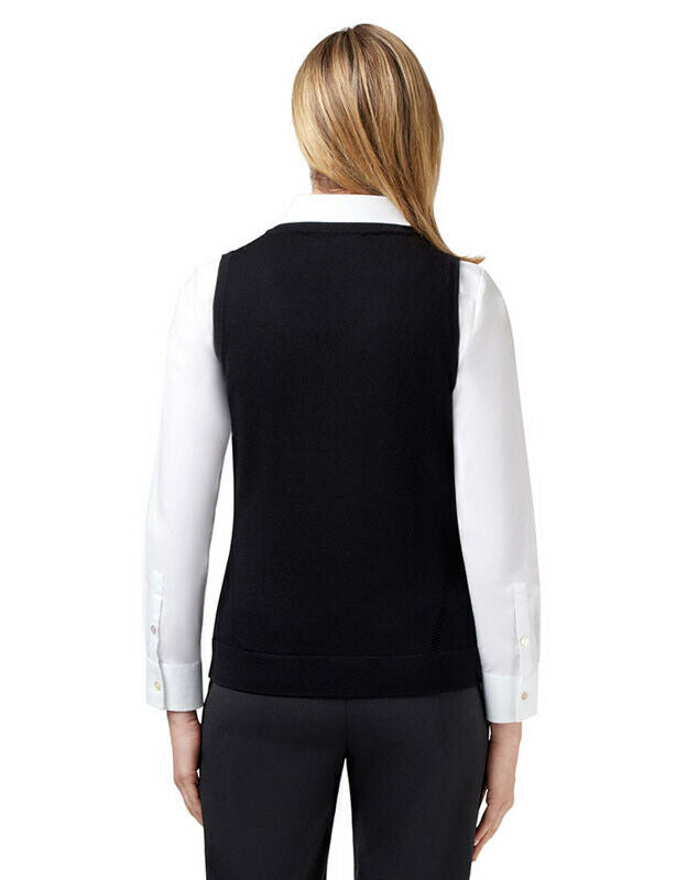 NNT Womens Pure Wool Formal Vest Classic Fit Fully Business Body Warmer CAT5AQ