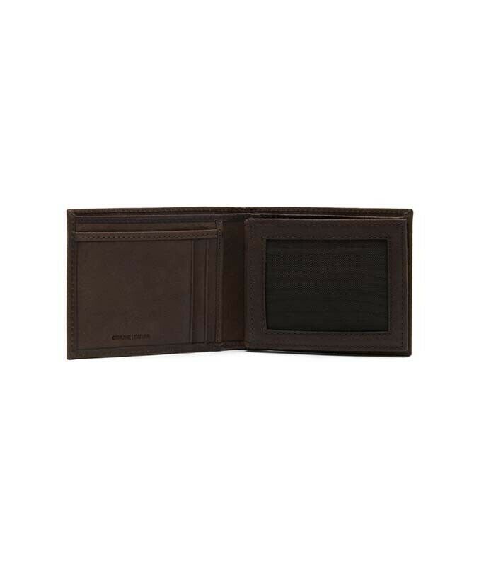 KingGee Mens Genuine Leather Bi-Fold Wallet RFID Secure 9 Card Slots K09037