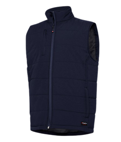 KingGee Mens Puffer Vest Waterproof Storm Guard Warm Ripstop Work Safety K05015