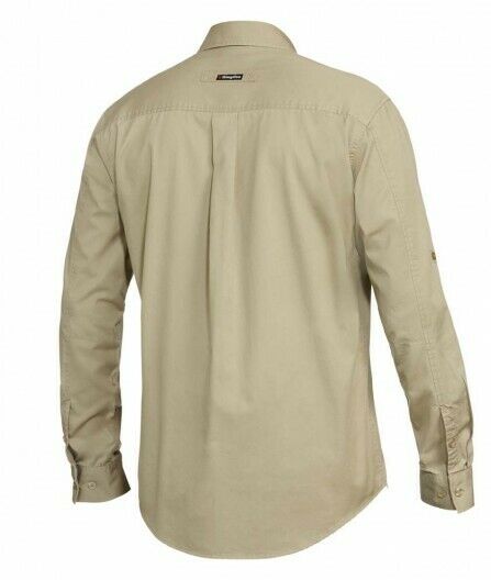 KingGee Mens Tradies Shirt L/S Fashioned Workwear Lightweight Breathable K14350