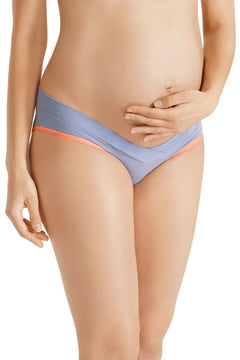 Bonds Womens Maternity Lites Knickers Brief Bumps Bikini WZBDY Cotton Iris Blue