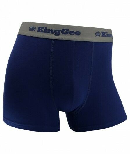 KingGee Mens Bamboo Work Trunk 3 Pack Superior Jocks Comfort Breathable K19005