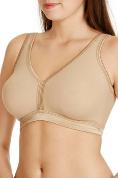 Womens Berlei Body WireFree Bra Wire Free Latte Classic Maximum Comfort Y196B