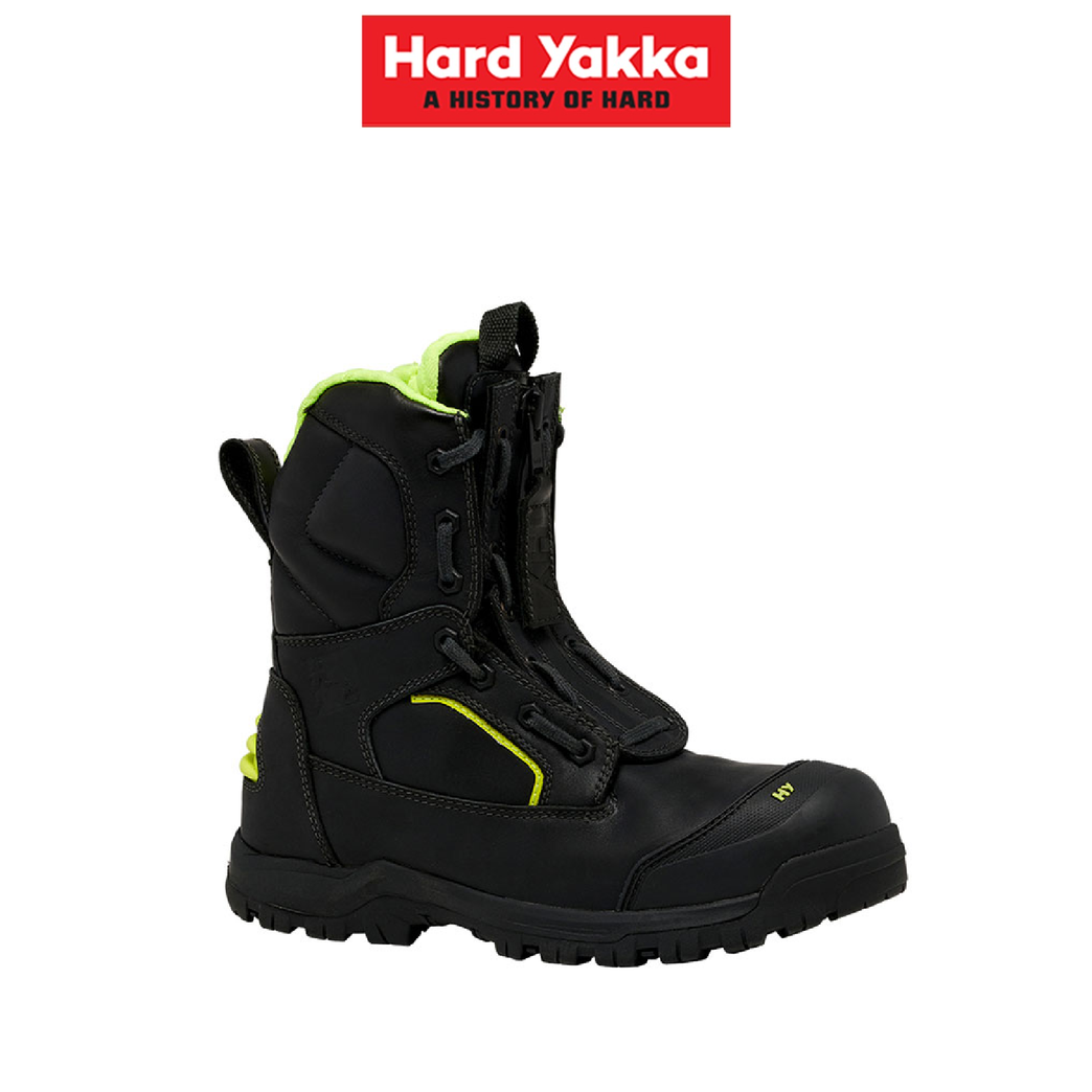 Hard Yakka Men Hero 365 Fire Resistant Leather Reflective Boot Waterproof Y60350