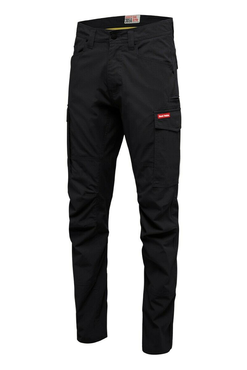 Hard Yakka Work Pants 3056 Ripstop Stretch Cargo Slim Strong