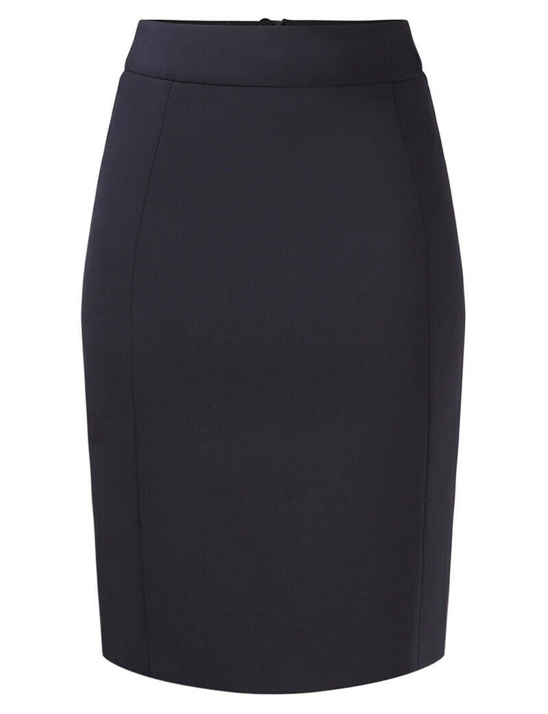 NNT Womens Business Stretch Wool Blend Panel Pencil Skirt Wool Blend  CAT2MG