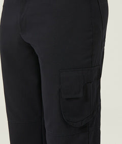 Mens NNT UNIFORMS P/V Gaberdine Flex Waist Cargo Navy Business Work Pants CATClD
