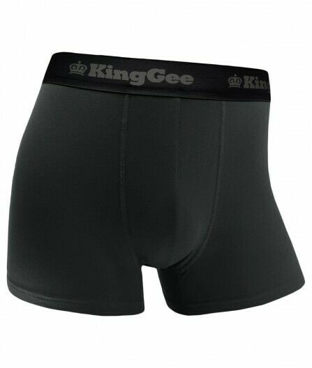 KingGee Mens Bamboo Work Trunk 3 Pack Superior Jocks Comfort Breathable K19005