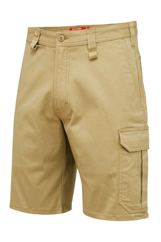 Hard Yakka Core Work Aussie Tough Stretch Cargo Shorts Cotton Drill Y05067