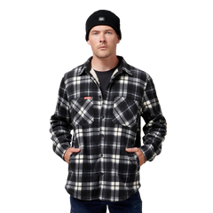 Hard Yakka Mens Legends Sherpa Comfy Fleece Jacket With Free Beanie Work Y06518