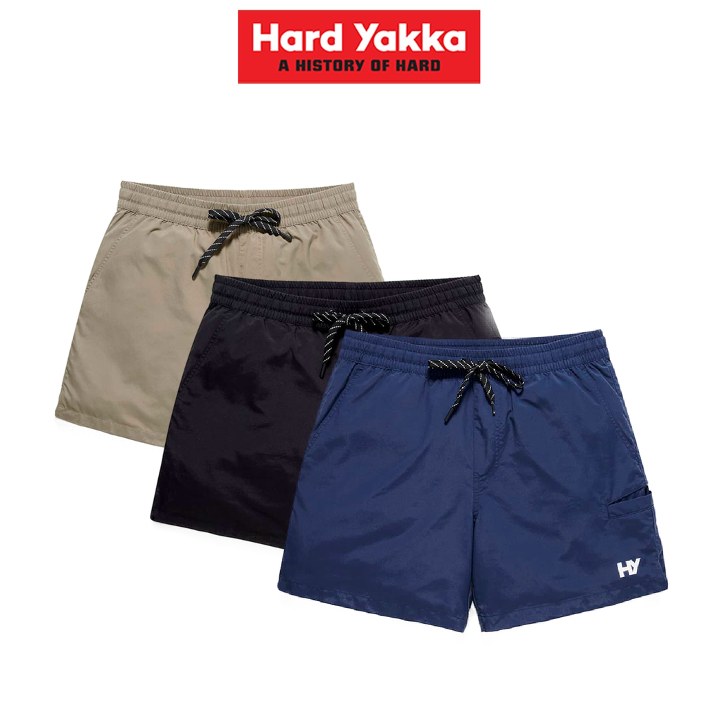 Hard Yakka Mens 3056 Zero Cuff Summer Shorts Lightweight Tear Resistant Y05141