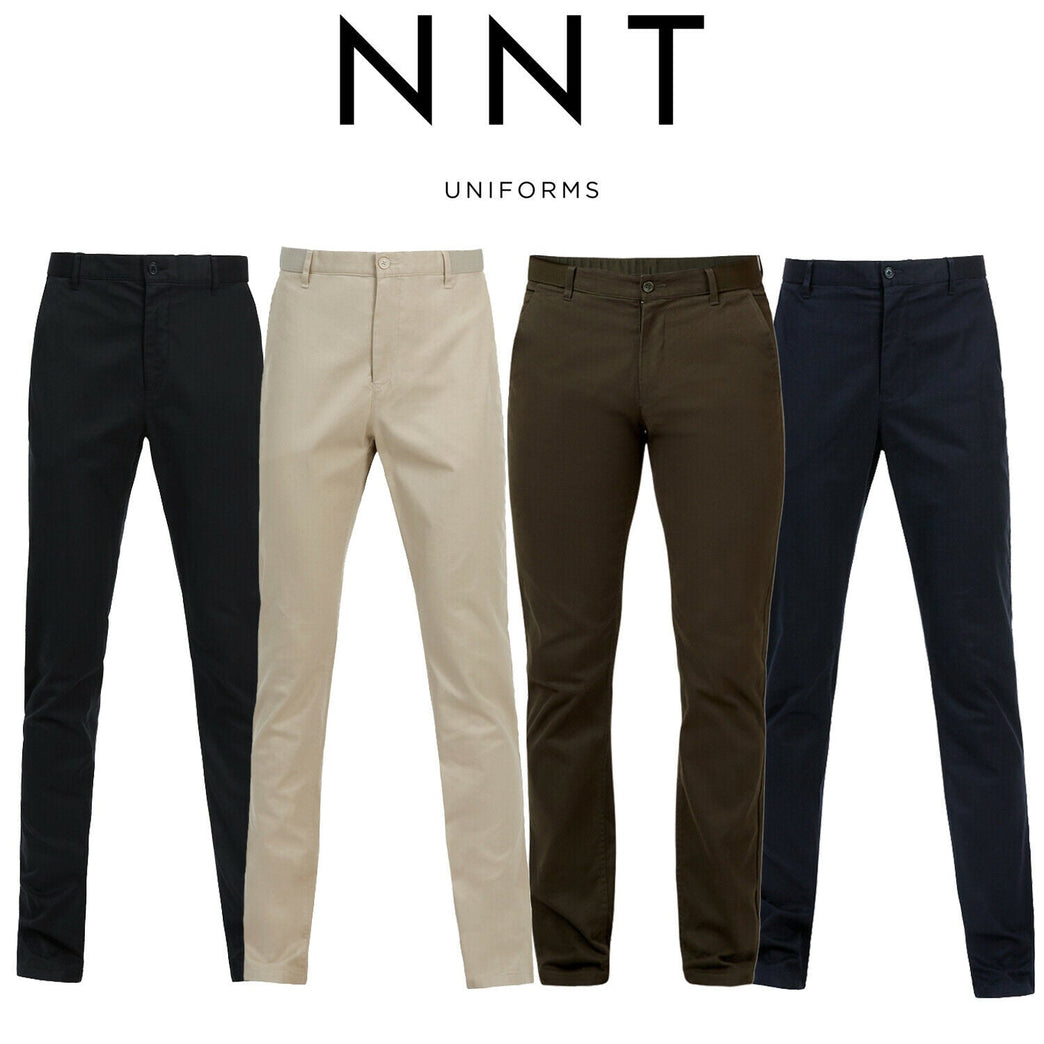 Mens NNT Uniforms Workwear Chino Pants Business Work Smart Casual Stretch CATCH6