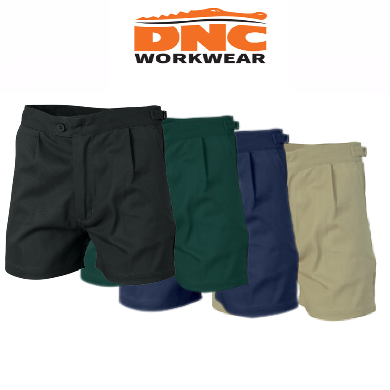 DNC Workwear Men Cotton Drill Utility Short Flame Retardant Tough Pant Work 3301