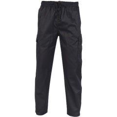 DNC Workwear Mens Drawstring Poly Cotton Cargo Pants Work Tough Casual 1506