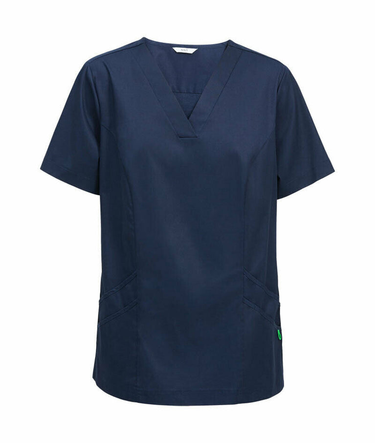 NNT Womens Nightingale V-Neck Classic Nurse Scrub Top Hip Pocket Workwear CATU5F