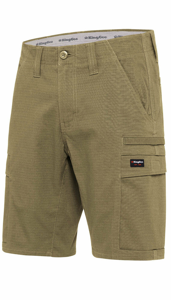 KingGee Mens Workcool Pro Shorts Comfort Stretch Work Cargo Tough Ripstop K17006