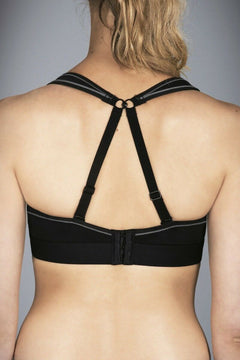 Womens Berlei Sports Bra Ultimate Performance Crop Racer Back YXXH Black