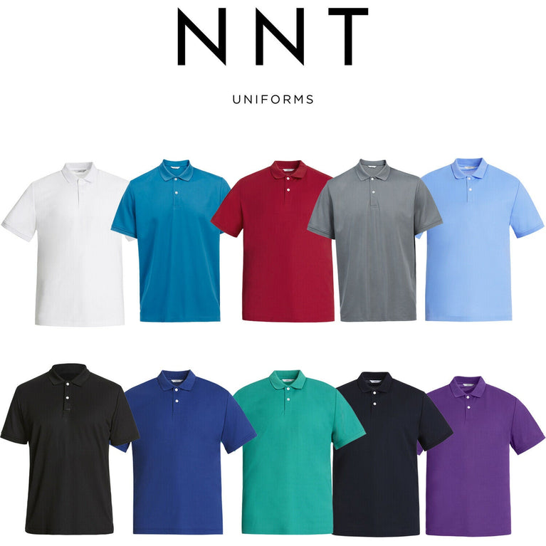 Mens NNT Uniforms Workwear Short Sleeve Active Range Work Polo Shirt Top CATJ2M