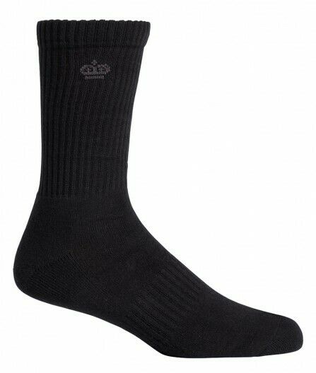 KingGee Crew Cotton Work Socks 5 Pack Padded Footbed Workwear K09035