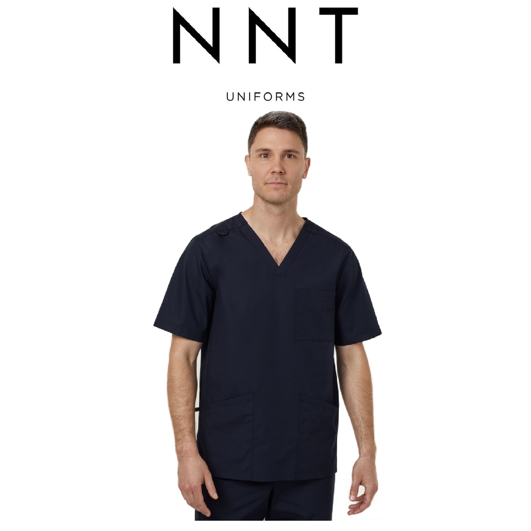 NNT  Uniform Unisex Chang Scrub Top Relaxed Fit V Neck Nurse Workwear CATRFS