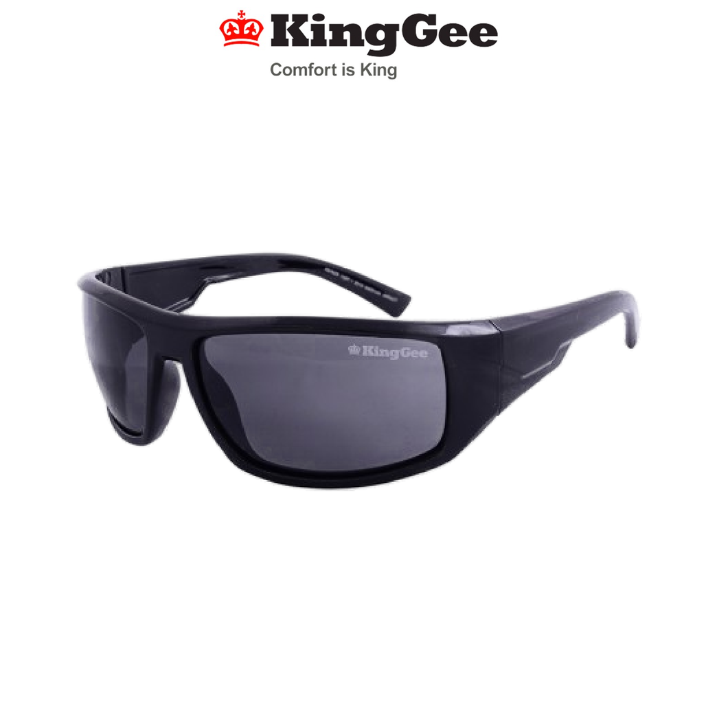 KingGee Unisex Diesel Work Safety Glass Smoke Lens Mat Black K99069