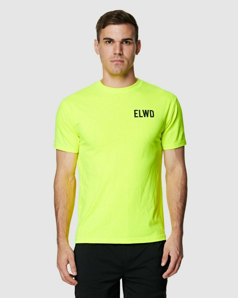 Elwood Mens Bulls Elwd Tee Cotton Short Sleeve Stretch T-Shirt Work EWD811