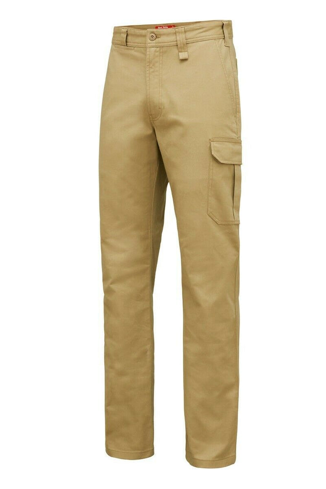 Hard Yakka Core Basic Cargo Stretch Cotton Drill Work Pants Tradie Y02597