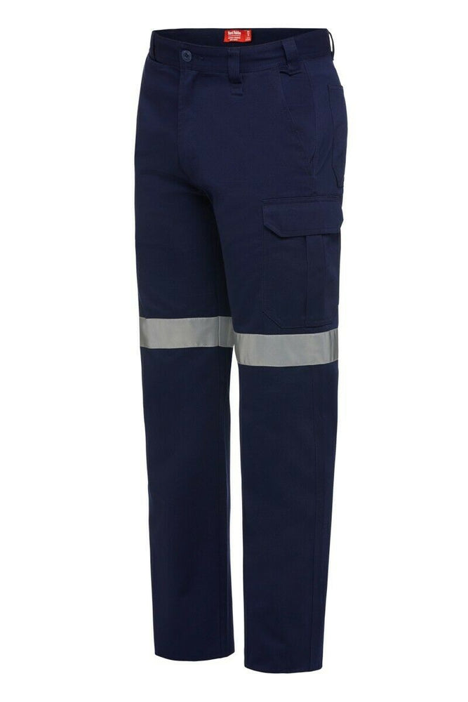 Mens Hard Yakka Core Drill Pants Work Cotton Taped Pocket Cargo Tough Y02575