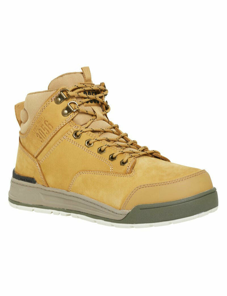 Hard Yakka Mens 3056 NS Street Wheat Work Safety Cap Tough Boots Y60131