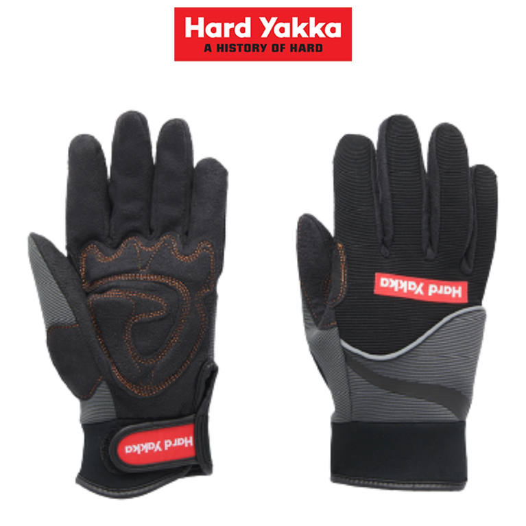 Hard Yakka Mechanics Glove Safety Work Synthetic Leather Neoprene Durable Y26772