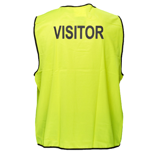 Portwest Visitor Hi-Vis Vest Class D Lightweight Touch Tape Work Safety MV120