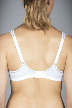 Womens Berlei New Legend Underwire Sports Bra Black White Swivel Clip Cross Back