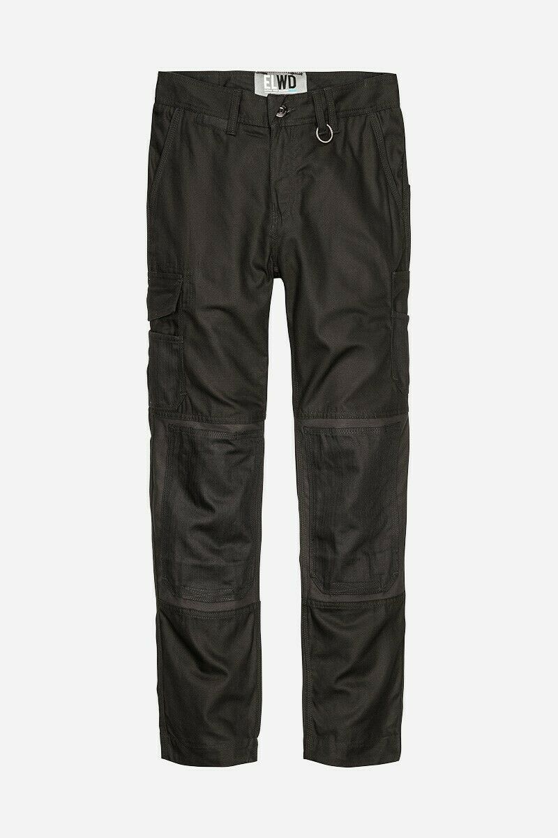 Womens Elwood Utility Work Pants Stretch Canvas Phone Pocket Tradie Tough EWD501