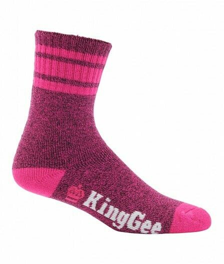 KingGee Women's Bamboo Socks 3 Pack Comfort Breathable Work Warm Soft K49015