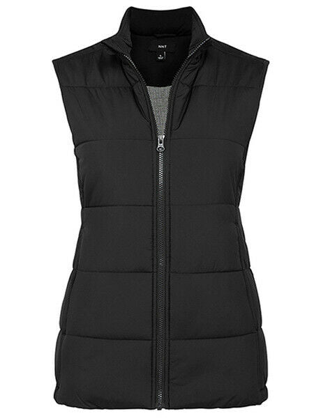 NNT Womens Ladies Puffer Vest Sleeveless Water Resistant Zip Front CAT749