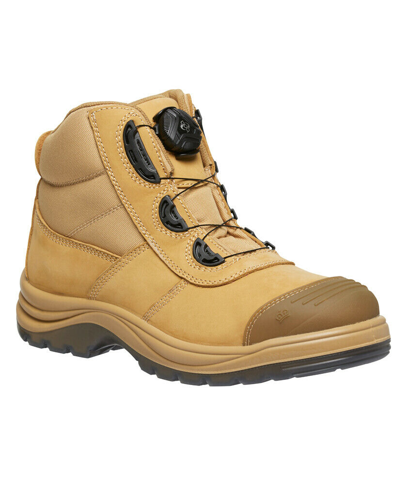 KingGee Mens Tradie Boa Work Safety Boots Slip Resistance Comfortable K27170