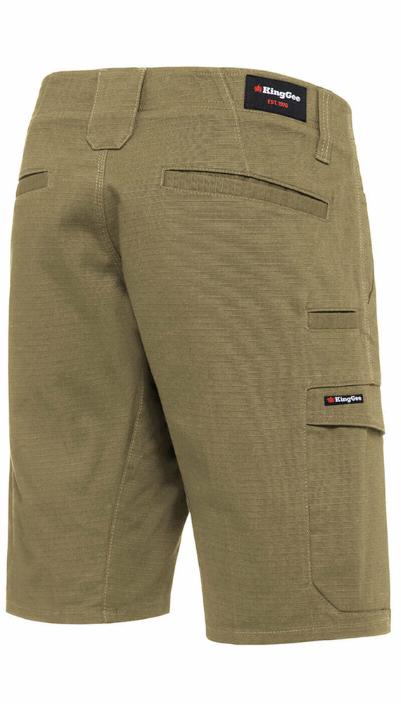 KingGee Mens Workcool Pro Shorts Comfort Stretch Work Cargo Tough Ripstop K17006