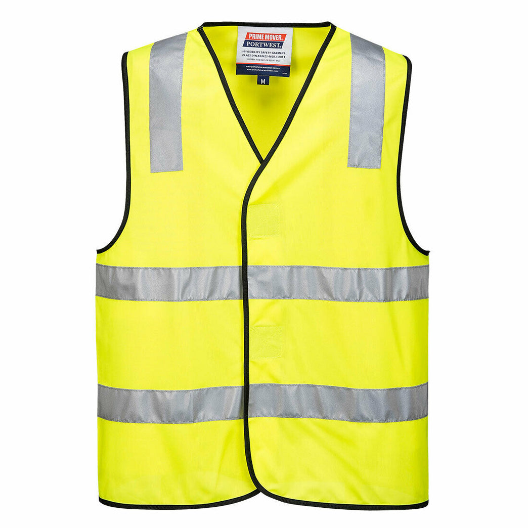 Portwest Day/Night Vest 2 Tone Hi Vis Relfective Taped Work Safety MV102