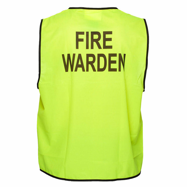 Portwest Fire Warden Hi-Vis Vest Class D Comfort Tape Work Safety MV118