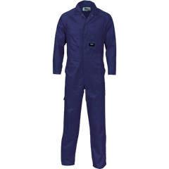 DNC Workwear Mens Polyester Lightweight Cool-Breeze Cotton Drill Coverall 3104