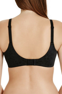 Womens Berlei Lift & Shape Non-Padded Sexy Black Pearl Bra Floral Pattern YZKD