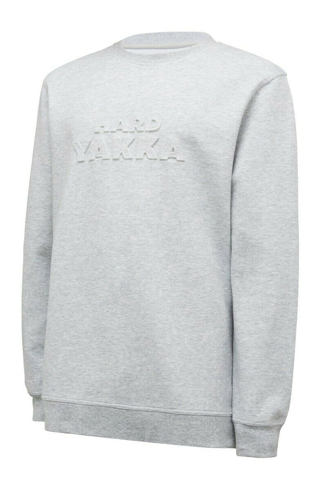 Hard Yakka Jumper Crew Neck Embossed Logo Fleece Modern Fit Winter Y11690