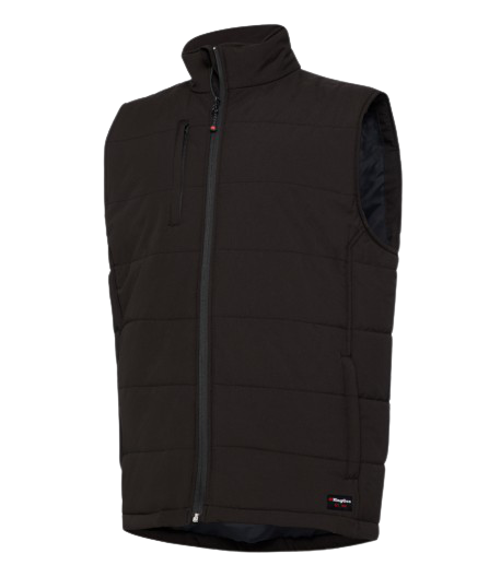 KingGee Mens Puffer Vest Waterproof Storm Guard Warm Ripstop Work Safety K05015