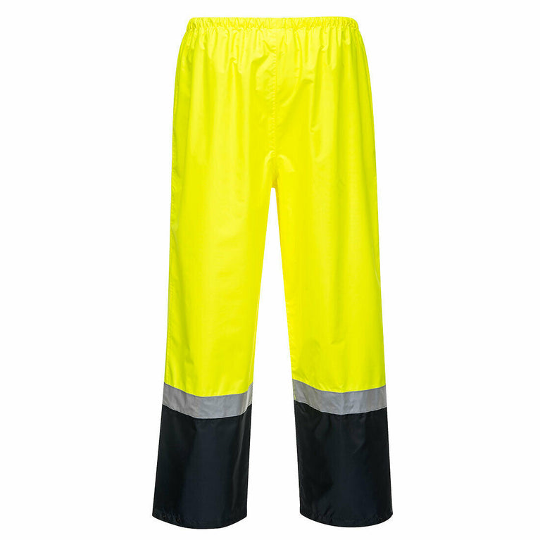 Portwest Mens Wet Weather Leisure Pants Waterproof Hi-Vis Work Reflective MP202