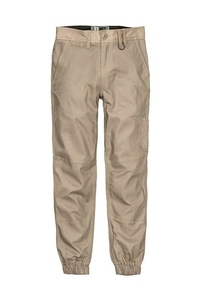 Elwood Women Cuffed Pant Stretch Canvas Elastic Cuff Comfortable Workwear EWD503