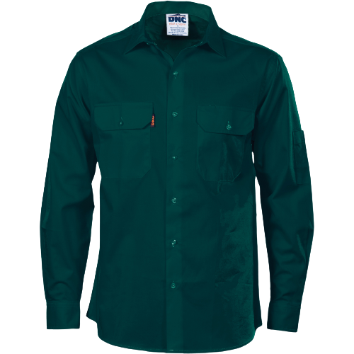 DNC Workwear Cool-Breeze Work Shirt - Short Sleeve Lightweight Cotton 3208