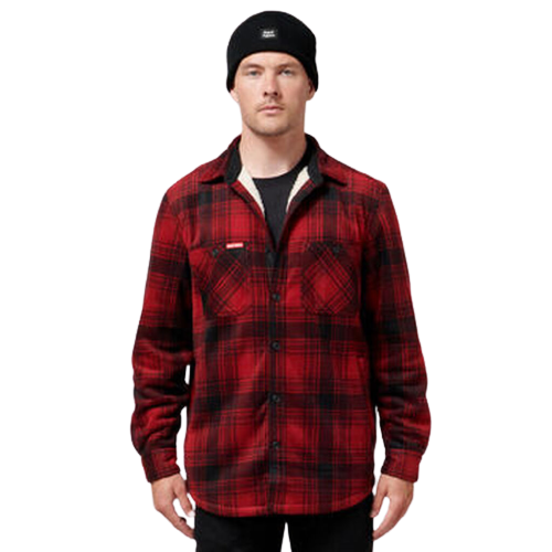 Hard Yakka Mens Legends Sherpa Comfy Fleece Jacket With Free Beanie Work Y06518