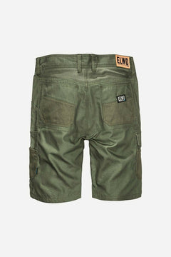 Mens Elwood Work Utility Shorts Canvas Cargo Phone Pocket Tough Tradie EWD201