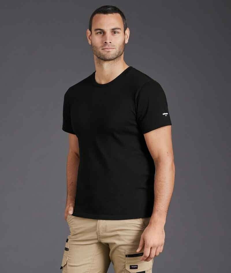 KingGee Mens Aus Made T-Shirt Tee Natural Cotton Comfort Australian Made K14018