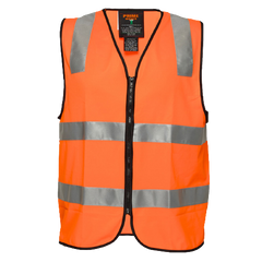 Portwest First Aid Zip Vest D/N Lightweight Reflective Tape Work Safety MZ103